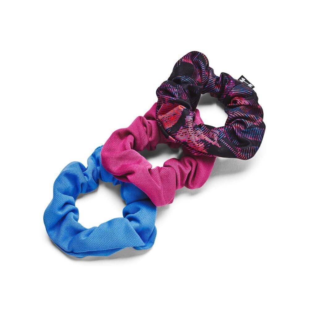 9450 Blitzing Scrunchie 3PK, 003 Black/Astro Pink/White, One Size Fits Most